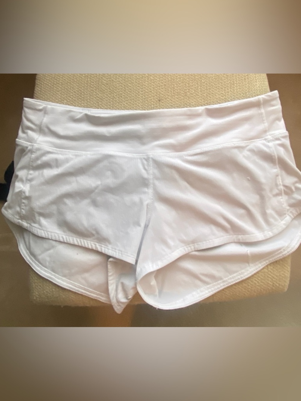 lululemon athletica White Women's Running Shorts - Double-Layer Performance